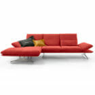 The Francis Vintage leather Modern Corner Living Room Sofa