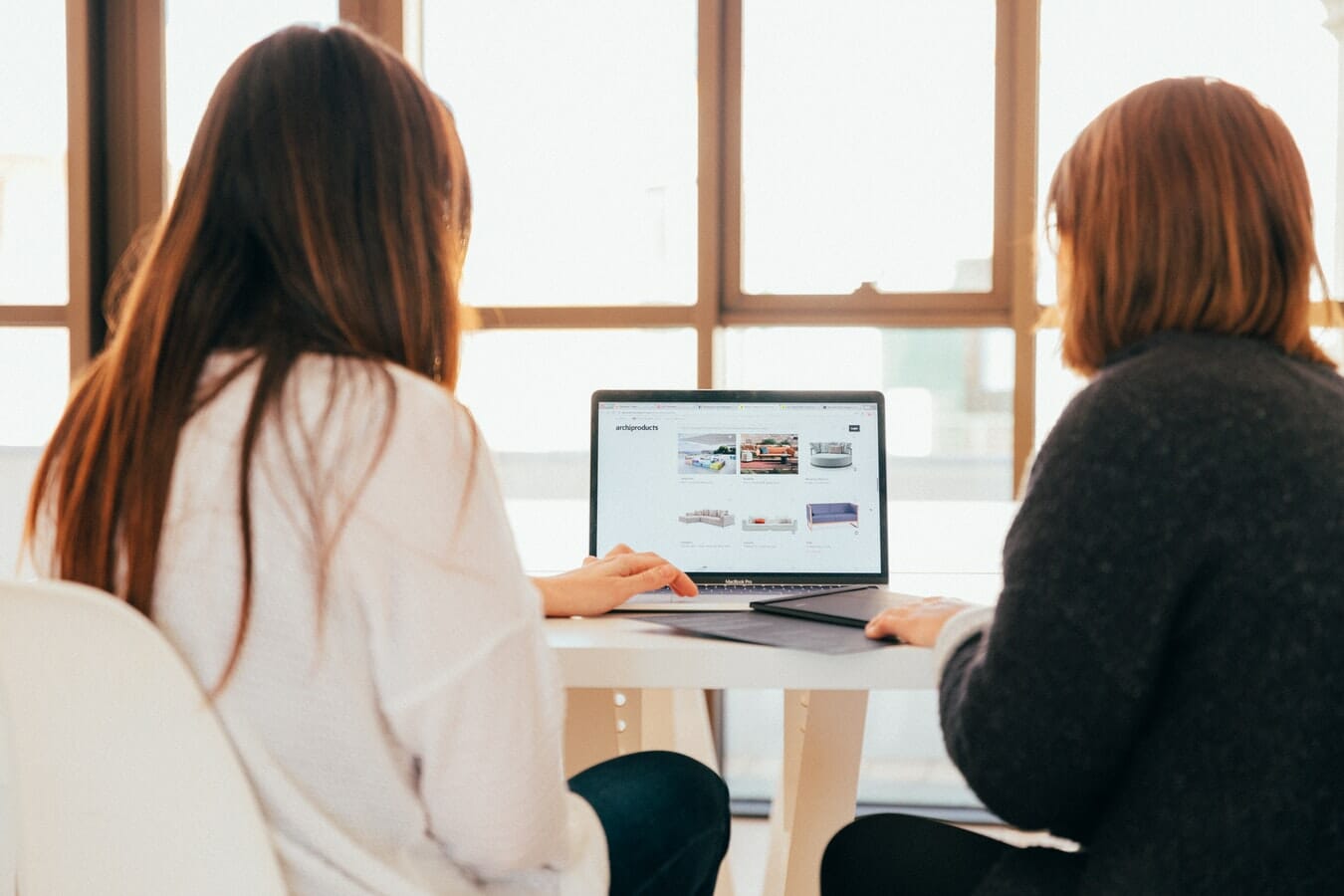 Woman Working With Her Salt Lake City Interior Designer